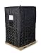 Insulated Pallet Cover, Black, 72 High