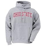 Nike Ohio State Buckeyes Ash Classic Hoody Sweatshirt