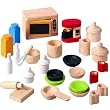 PLAN TOYS Dollhouse Accessory Set - Kitchen & Tableware