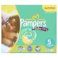 Pampers Baby Dry Windeln Gr.5 Junior 11-25kg Jumbopack 2er Pack (2 x 68 St�ck)
