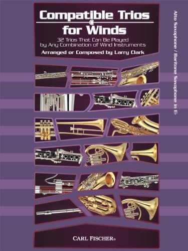 WF130 - Compatible Trios for Winds: 32 Trios That Can Be Played by Any Combination of Wind Instruments (for Alto / Baritone Saxophone)