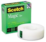 3M 810341296 Magic Tape, 3/4 x1,296, 1 Core, Carton of 144 rolls