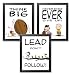 Peanuts: Never Ever EVER Give Up! by Charles Schulz, 18x22