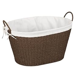 Household Essentials Paper Rope Laundry Basket with Liner