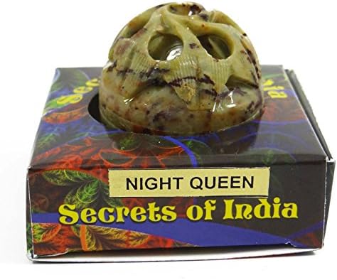 Natural Night Queen Solid Perfume Body Musk In Stone Jar 8 Gms