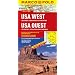 MARCO POLO Kontinentalkarte USA West, Pazifikk�ste, Sierra Nevada, Rocky Mountains 1:2 Mio.: Mit landschaftlich sch�nen Strecken und ... Ausklappen, Entfernungstabelle, Ortsregister