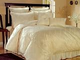 Valencia Satin Diamond Duvet Quilt Cover and Shams Set
