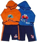 Toddler Boys' Sweatsuit with Cookie Monster or Elmo