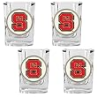 North Carolina State Wolfpack NCAA 4pc Shot Glass Set by Great American Products
