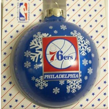 Philadelphia 76ers NBA Blue Traditional Ornament (Quantity of 1)
