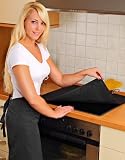Firemat TXX3626 Black Edition 60 x 70 cm für Induktionsherd Mikrowelle Indukionsschutztuch Hitzebeständig bis 300 Grad