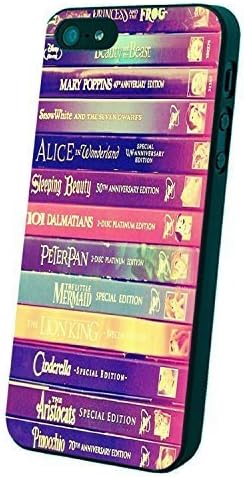 Walt Disney All Book Princess Custom Case for Iphone 5/5s (Red)