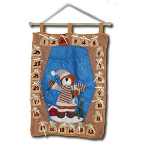 Teddy Bear Advent Calendar Christmas Countdown