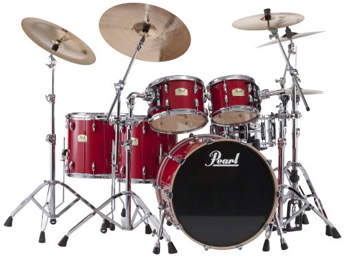 Pearl SSC924XUP/C Session Studio Classic 5-Piece Drum Set - Sequoia Red