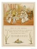 Children Playing Frog in the Middle, They Form a Ring Around One Child Giclee Poster Print