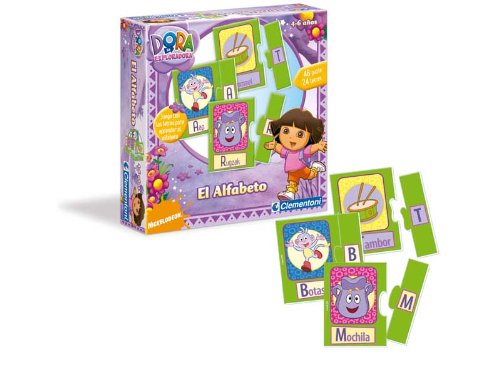 Imagen 1 de Clementoni - Juego Dora La Exploradora El Alfabeto