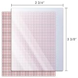 Universal Scratch Resistant Screen Guard Protector LCD Shield - 3 3/8 x 2  inches [8.57 x 6.99 cm] BONUS Lint Cleaning Cloth and Cutting Guide manufactured by Insten, available from Eforcity