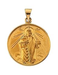 18K Yellow Gold St. Jude Medal - 24.50mm -- LIFETIME WARRANTY