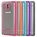 Galaxy Note 4 Case - VENA [RADIANT] Slim Clear Hybrid Bumper Case for Samsung Galaxy Note 4 (Transparent / Gray)