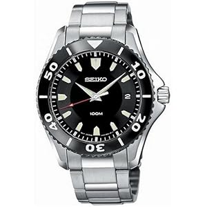 Seiko Men's Silver Tone Watch #SGEB75