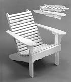 Folding Contoured Lawn Chair Woodworking Plan