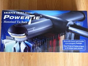 sharper image motorized tie rack