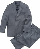Calvin Klein Boys Suit, Stitched Stripe Suit