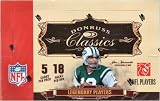 2007 Donruss Classics NFL Football Sports Trading Hobby Cards Box (3 Autographed or Memorabilia Cards with at least one autographed card + legendary player cards & 2007 rookie cards in every box!)
