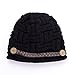 Senchanting Women's Slouch Knitted Crochet Ski Beanies Beret Cap Hat
