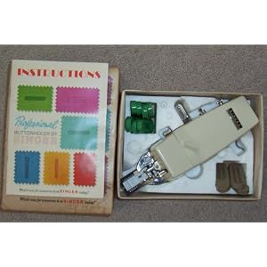 Professional Buttonholer Slant Needle Zig Zag Machine