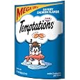 Whiskas Temptations Tartar Control Savoury Salmon Flavour Treats for Cats, 6.3-Ounce Pouches (Pack of 10)