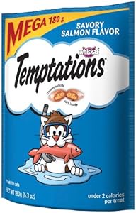Whiskas Temptations Tartar Control Savoury Salmon Flavour Treats for Cats, 6.3-Ounce Pouches (Pack of 10) Whiskas Temptations Tartar Control Savoury Salmon Flavour Treats for Cats, 6.3-Ounce Pouches (Pack of 10)