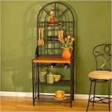 Dome Baker's Rack- Black