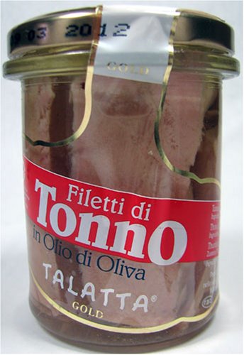 Talatta Brand Filetti di Tonno Tuna Filets in Olive Oil 200 gram Jar by Talatta Brand