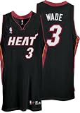 Dwyane Wade Miami Heat Black Authentic Adidas NBA Jersey