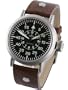 Aristo 3H58A 44mm Automatic Pilot's Watch with Large Crown and Sapphire Crystal