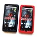 2 Pack of Red Skin & Black Skin Cases for Motorola DROID X MB810 & Droid X2 MB870 (Verizon)