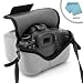 USA Gear DuraNeoprene dSLR Grey FlexArmor for Canon EOS T3i / T2i / T1i / XS and Many Other DSLR Cameras ***Includes Microfiber Cleaning Cloth