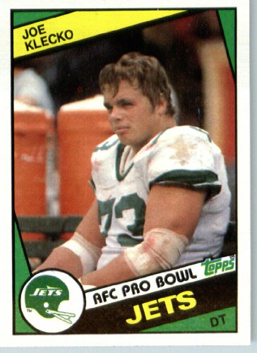 1984 Topps # 150 Joe Klecko New York Jets Football Card - Shipped In Protective Screwdown Display Case!