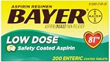 Pain Reliever 81 Mg, Low Dose Tablet,1 Count (312843510630)