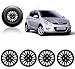 Auto Pearl-Premium Quality Car Full Black Wheel Cover Caps Black 14 inches Press Type Fitting For - Hyundai i20 RS.1499.00
