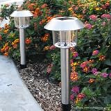 SohoDecor 12 Pack Stainless Steel Solar Garden Lights , New 2008 2 LEDs Version
