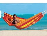 from Leisure Traders The Amazonas Barbados Papaya Double Hammock for Indoor or Outdoor Use