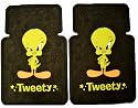 Front Car Truck SUV Rubber Floor Mats - Tweety Bird with Attitude