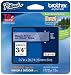 Brother Tape, Retail Packaging, 3/4 Inch, Black on Clear (TZe141)