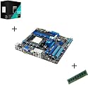 PC Bundle Aufrüstset / Tuning-Kit AMD Athlon II X2 250 2x 3,0 GHz / 512MB ATI Radeon 4200 Grafik / Mainboard ASUS M4A785-M / 2GB RAM