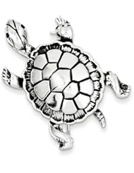 Sterling Silver Antiqued Turtle Pin
