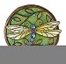 New Creative 25850 Garden Jewels Stepping Stone, Jeweled Dragonfly, 10.75-Inc...