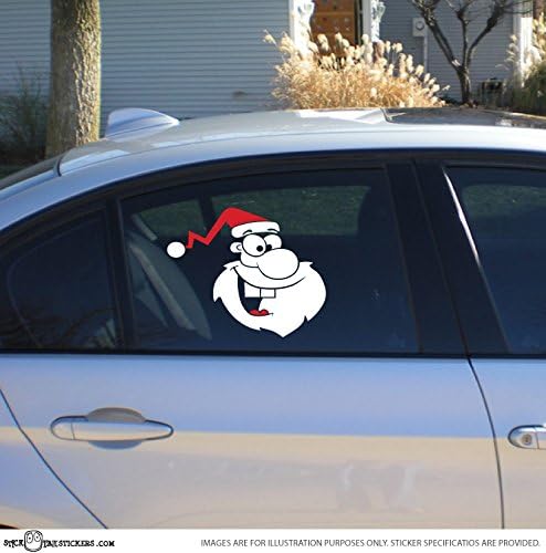 STICKTAK STICKERS Santa - Christmas Holiday Season Car Vinyl Decal - ST1121