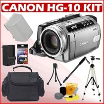 Canon HG10 AVCHD 40GB High Definition Camcorder with Accessory Bundle
